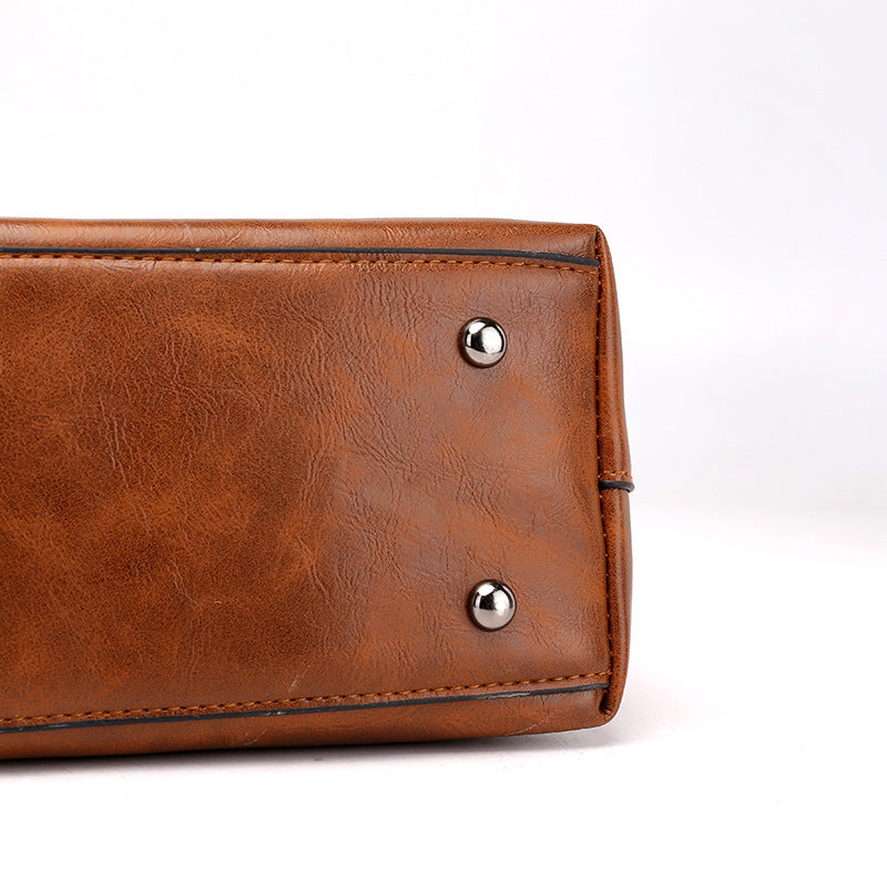 Retro Large-capacity Handbags Simple Crossbody Shoulder Bags For Women